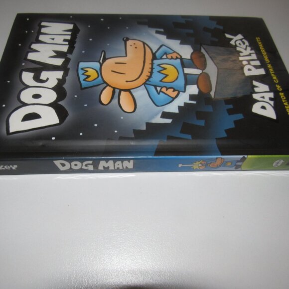 Dav Pilkey DOG MAN Color Illustrated Graphic Scholastic Hardcover Book - Picture 2 of 3